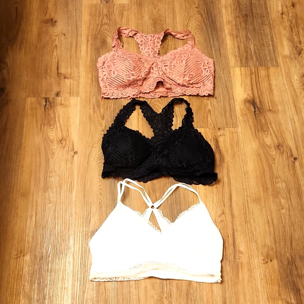 3 like new bralettes